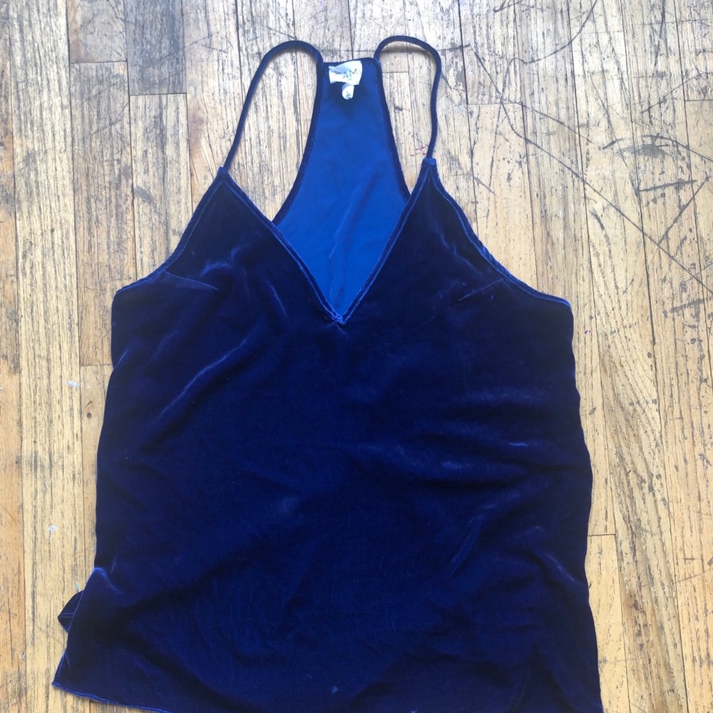 Beautiful blue racer back tank